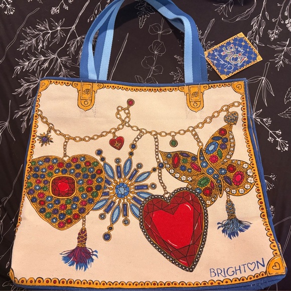 NWT! Brighton “Glittering Love” Tote! - Picture 1 of 13